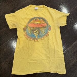 Junk Food Clothing Yellow Grateful Dead Tee